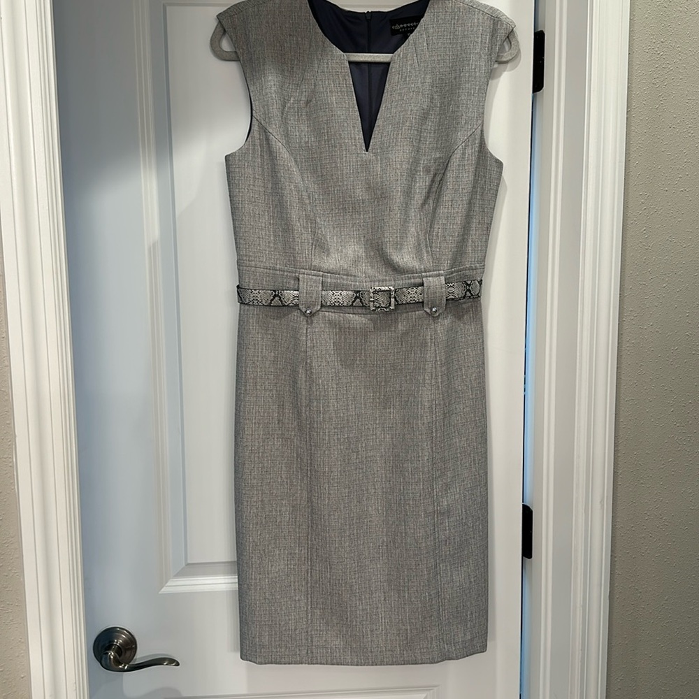 Dress with belt